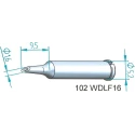 Ersa 1.6 mm Straight Hoof 30.5 mm Soldering Iron Tip for Use with i-Tool 102WDLF16