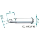 Ersa 3.5 mm Straight Hoof 30.5 mm Soldering Iron Tip for use with i-Tool 102WDLF35