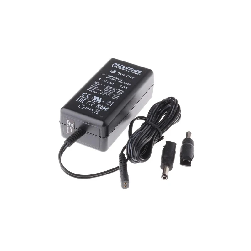 Mascot Battery Pack Charger NiCd NiMH 12.8, 41V 1.3A Output Current AC Plug 16W 2115000073