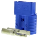 Anderson Power Products SB Series 2 Way Male Battery Connector, Straight Feed Through 600V 120A 6801G1