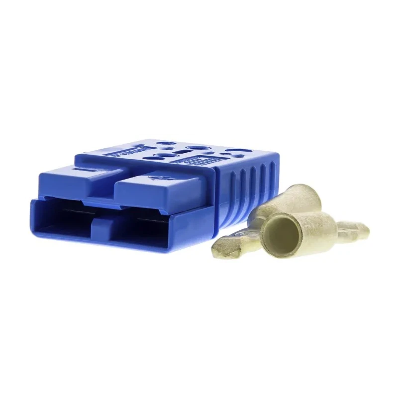 Anderson Power Products SB Series 2 Way Male Battery Connector, Straight Feed Through 600V 120A 6801G1