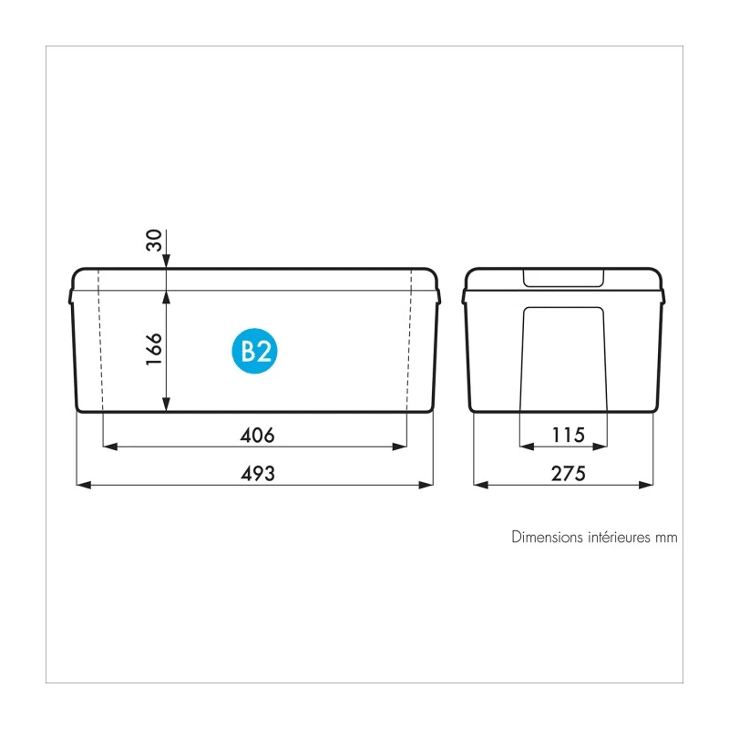 RS PRO Plastic Transit Case, 308 mm Width 212 mm Depth 512 mm Height 255-4818