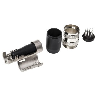 Amphenol Industrial signalmate C091 12 Pole Straight M16 DIN Plug 3A 150V IP40 Screw-On Cable T3635 001 RS