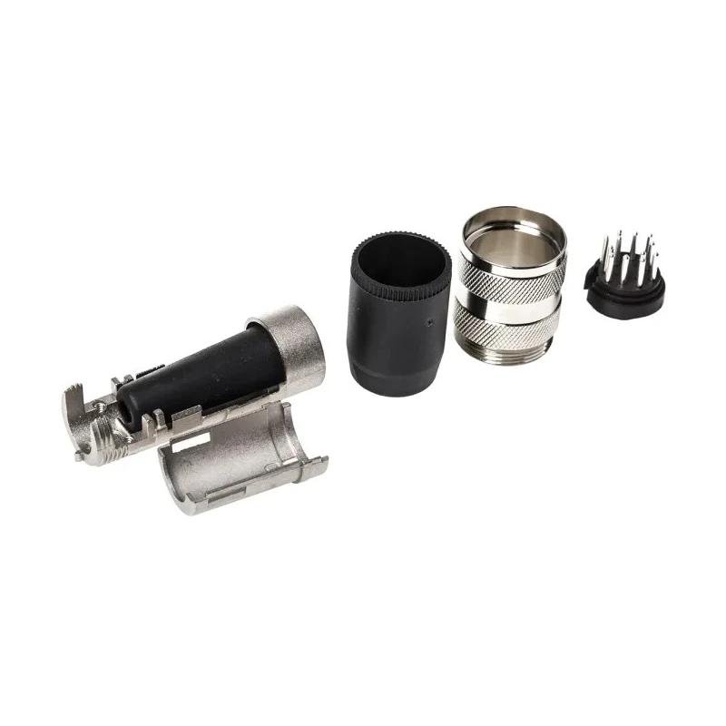 Amphenol Industrial signalmate C091 12 Pole Straight M16 DIN Plug 3A 150V IP40 Screw-On Cable T3635 001 RS