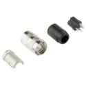 Amphenol Industrial signalmate C091 4 Pole Straight M16 DIN Socket 5A 300V IP40 Screw-On Cable T3301 001 RS