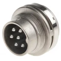 Amphenol Industrial signalmate C091 6 Pole Straight M16 DIN Plug 5A 300V IP40 Screw-On Panel Mount T3402 000 RS