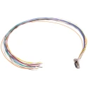 Glenair 15 Way Straight Through Hole Micro-D Male D-Sub Connector, Jack Screw Mount, Liquid Crystal MWDM2L-15P-6E5-18B