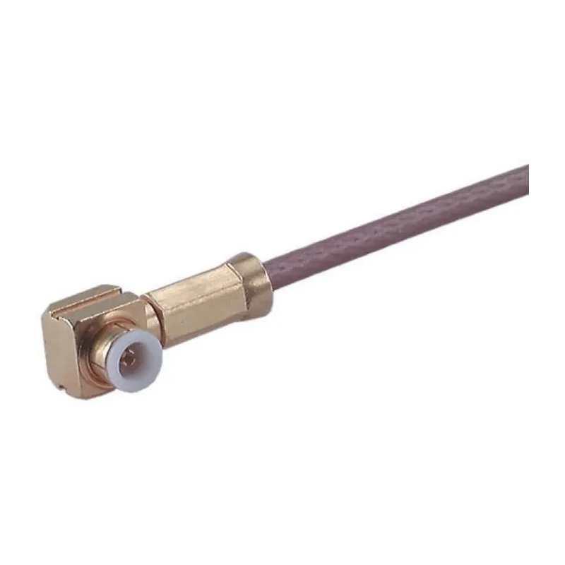 Huber+Suhner MMBX Series Coaxial Connector Cable Male MMBX 50 Ω Right Angle Body Solder 16_MMBX-50-2-1/111_NE
