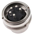 Amphenol Industrial signalmate C091 5 Pole Straight M16 DIN Plug, 5A, 300V, IP40, Screw-On, Panel Mount T3362 000 RS