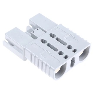 Anderson Power Products SBE Series 2 Way Male Battery Connector, Straight Feed Through Mount, 150V, 160A 6370G1