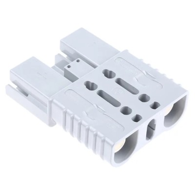 Anderson Power Products SBE Series 2 Way Male Battery Connector, Straight Feed Through Mount, 150V, 160A 6370G1