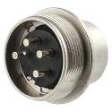 Amphenol Industrial signalmate C091 4 Pole Straight M16 DIN Plug 5A 300V IP40 Panel Mount T3302 000 RS