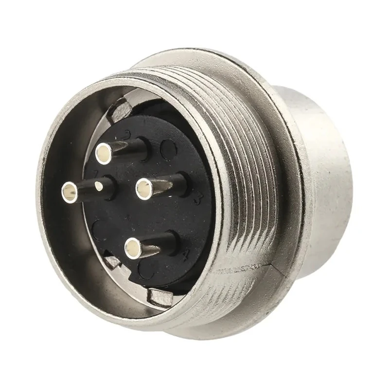 Amphenol Industrial signalmate C091 4 Pole Straight M16 DIN Plug 5A 300V IP40 Panel Mount T3302 000 RS
