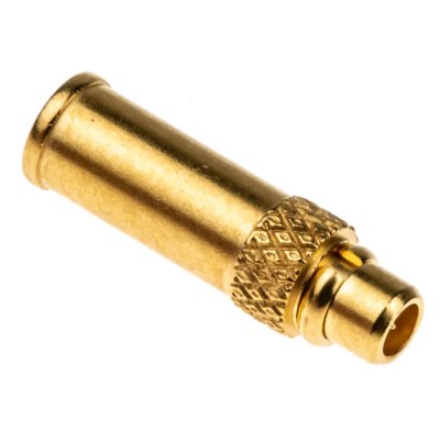 Huber+Suhner MMCX Series Coaxial Connector Cable Male MCX, 50 Ω, Straight Body Crimp 11_MMCX-50-1-1/111_OE