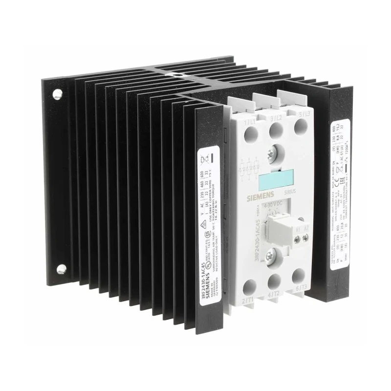 Siemens 3RF2 Series Solid State Relay 30A Load, DIN Rail Mount, 600V Load, 30V DC Control 3RF2430-1AC45