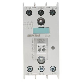 Siemens 3RF2 Series Solid State Relay 10.5 A Load 600 V Load 30V DC Control DIN Rail Mount 3PNO Thyristor 3RF2410-1AC45