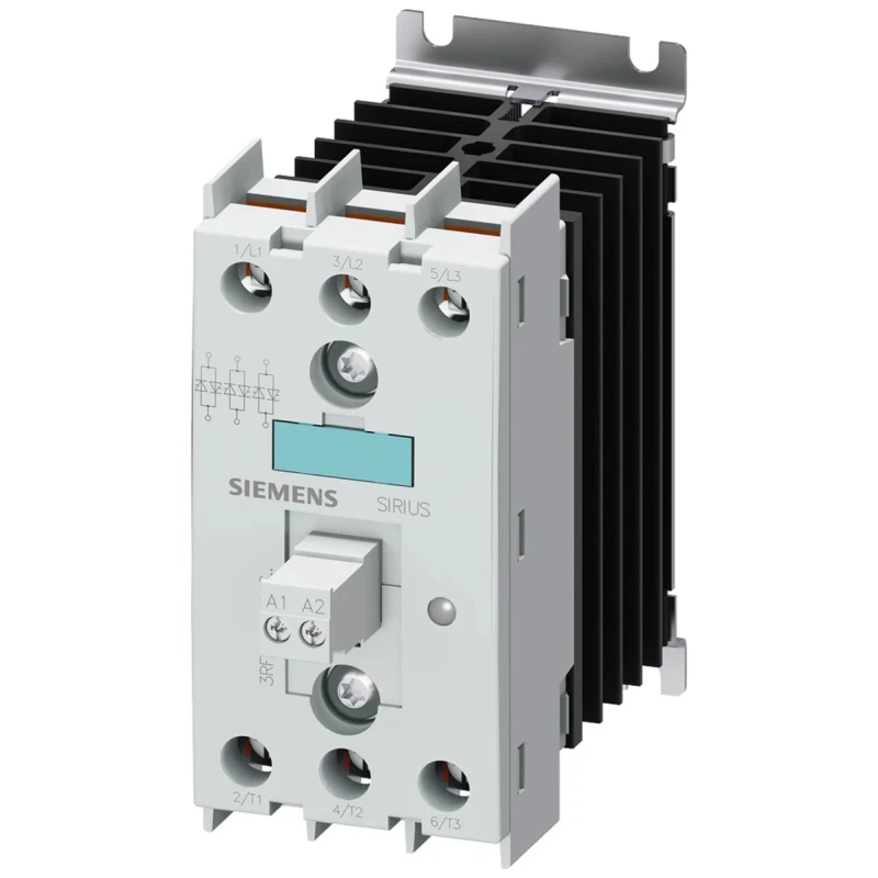 Siemens 3RF2 Series Solid State Relay 10.5 A Load 600 V Load 30V DC Control DIN Rail Mount 3PNO Thyristor 3RF2410-1AC45