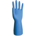 Polyco Healthline Optima Blue Latex Work Gloves Size 7 Chemical Resistant 24 Gloves 425