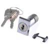 Euro-Locks a Lowe & Fletcher group Company Pedestal Lock Keyed, 31 mm Panel-to-Tongue Depth, 13 mm Panel Cutout 5804532
