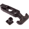 Southco Black Rubber, Plastic Pressure Catch 122.0mm Length, 25.4mm Width, Maximum Force 98N F7-52