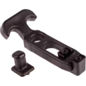 Southco Black Rubber, Plastic Pressure Catch 122.0mm Length, 25.4mm Width, Maximum Force 98N F7-52
