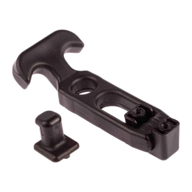 Southco Black Rubber, Plastic Pressure Catch 122.0mm Length, 25.4mm Width, Maximum Force 98N F7-52