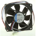 ebm-papst 8400 N Series Axial Fan 12V DC 500mW 41mA 33 m³/h Air Flow 80mm Square Frame 25mm Depth 8412 N/2GLE-256