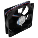 ebm-papst 4400 F Series Axial Fan, 12V DC, 94 m³/h Air Flow, 1.25 W Power, 100 mA Max Current, 119 mm Frame 4412 F/2GL-489