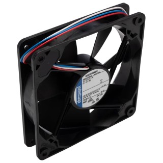 ebm-papst 4400 F Series Axial Fan, 12V DC, 94 m³/h Air Flow, 1.25 W Power, 100 mA Max Current, 119 mm Frame 4412 F/2GL-489