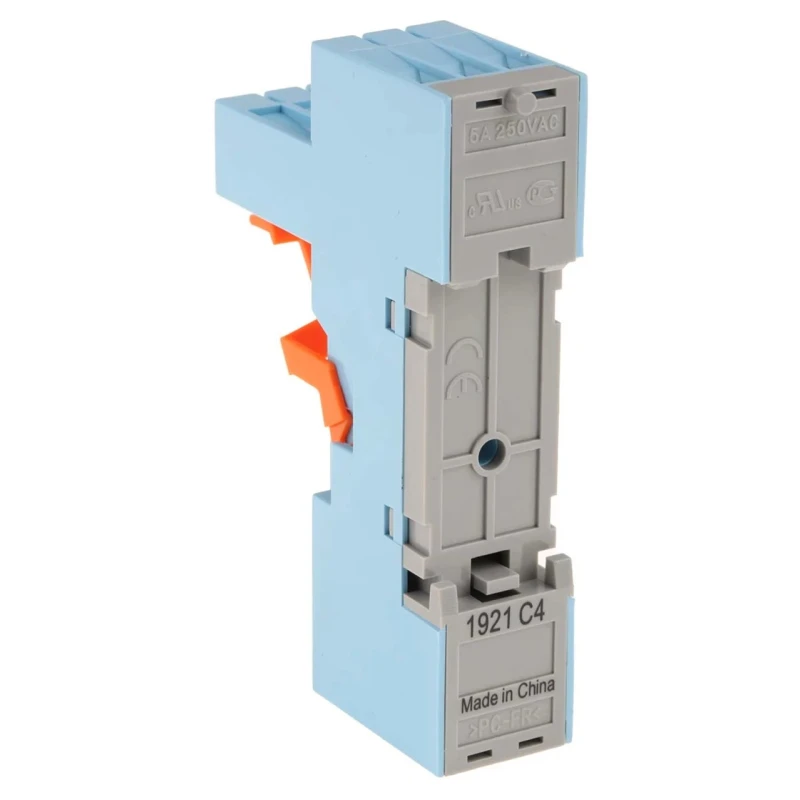 Releco 8 Way 250V AC DIN Rail Relay Socket for IRC Series S-12