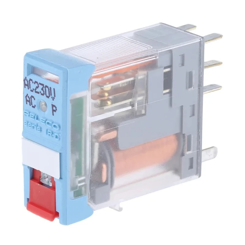 Releco PCB Power Relay 230V ac Coil 5A Switching Current DPDT C12A21X230A