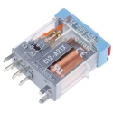 Releco PCB Power Relay 230V ac Coil 5A Switching Current DPDT C12A21X230A