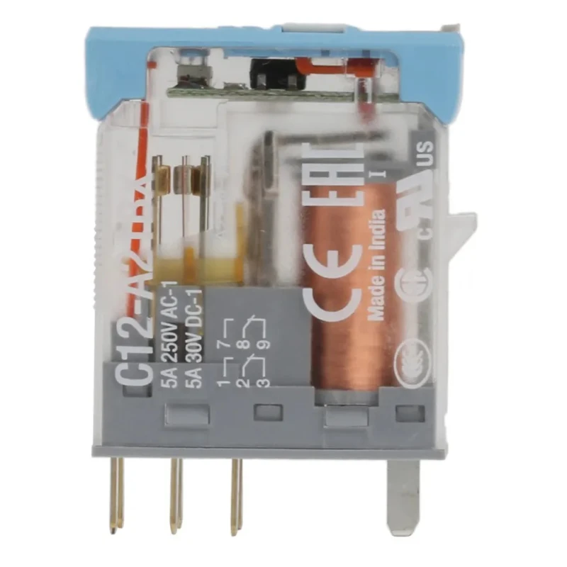 Releco PCB Power Relay 24V ac/dc Coil 5A Switching Current DPDT C12A21BX24AD