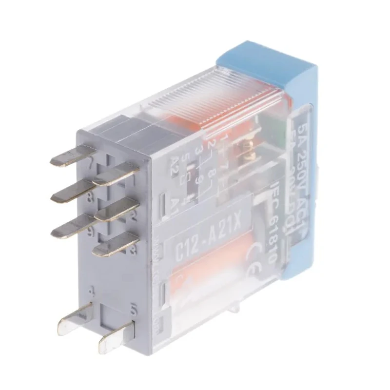 Releco PCB Power Relay 110V dc Coil 15A Switching Current DPDT C12A21X110D