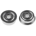 NMB 1 Row Ball Bearing 3 mm ID, 10 mm OD, 4 mm Width Shielded Stainless Steel Double Row Deep Groove DDRF-1030ZZRA1P25LY121