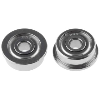 NMB 1 Row Ball Bearing 3 mm ID, 10 mm OD, 4 mm Width Shielded Stainless Steel Double Row Deep Groove DDRF-1030ZZRA1P25LY121