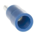 RS PRO Insulated Tin Crimp Pin Connector 16 AWG to 14 AWG, 1.9 mm Pin Diameter, 9 mm Pin Length, Blue 613-9637