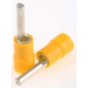 RS PRO Insulated Tin Crimp Pin Connector, 12 AWG to 10 AWG, 2.8 mm Pin Diameter, 14 mm Pin Length, Yellow 613-9665