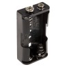 Keystone AA Battery Holder with Press Stud Termination 2 Cells Polypropylene 58mm Length 31.8mm Width 16mm Height 2474