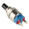 APEM 9000 Series Panel Mounted Momentary Push Button Switch, SPST, 6.5 mm Cutout, 30 V DC, Model 9633NCDB