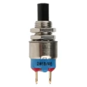 APEM 9000 Series Panel Mounted Momentary Push Button Switch, SPST, 6.5 mm Cutout, 30 V DC, Model 9633NCDB