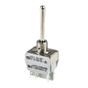 APEM Industrial Toggle Switch Panel Mount On-Off-On DPDT Solder Terminal 24 V DC 250 V AC 647H/2-5RS