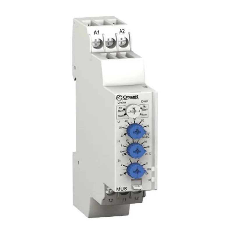 Crouzet Monitoring Relay 1 Phase SPDT DIN Rail Mount Voltage Control Relay 48V AC/DC 84872141