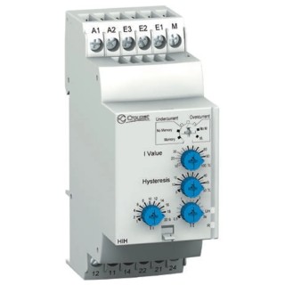 Crouzet Monitoring Relay 3 Phase DPDT DIN Rail 2mA to 500mA 24 V dc 240V ac 84871120