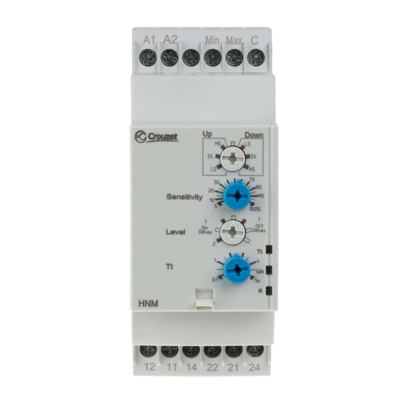 Crouzet Monitoring Relay DPDT DIN Rail 240V AC 240V DC 1.5W Power Consumption 0.1 to 5 s Time Delay 84870700