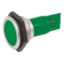 Signal Construct Green LED Panel Mount Indicator 30 mm Tab Termination IP67 SMCP3017289