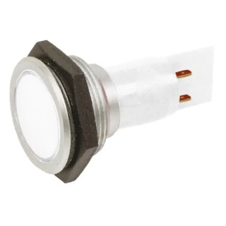Signal Construct LED Red Panel Mount Indicator 30 mm Tab Termination IP67 SMCP3026289