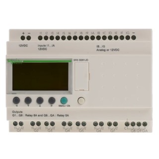 Schneider Electric Zelio Logic Series Logic Module 16 Inputs Analogue Digital, 10 Relay Outputs 12V dc SR3B261JD
