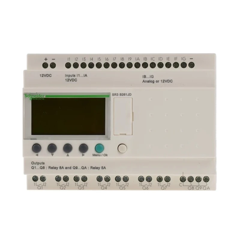 Schneider Electric Zelio Logic Series Logic Module 16 Inputs Analogue Digital, 10 Relay Outputs 12V dc SR3B261JD