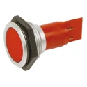 Signal Construct LED Red Panel Mount Indicator 30 mm IP67 24-28V SMFP30H0249